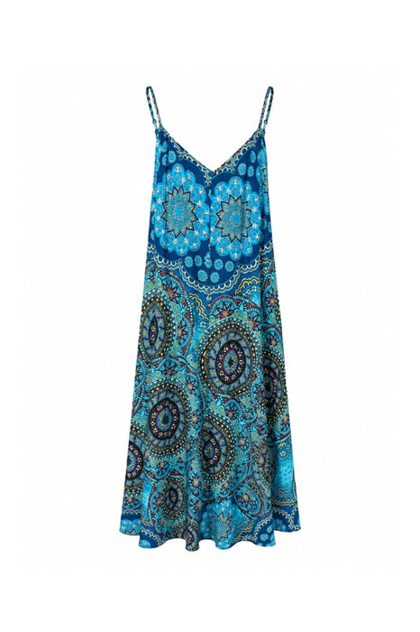 Long slip dress rayon assorted - One Size