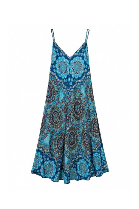 Long slip dress rayon assorted - One Size
