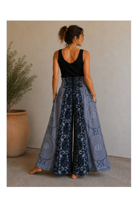 Hose weite Beine Rayon assortiert - One Size