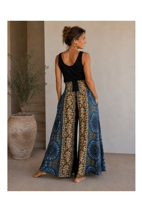 Hose weite Beine Rayon assortiert - One Size