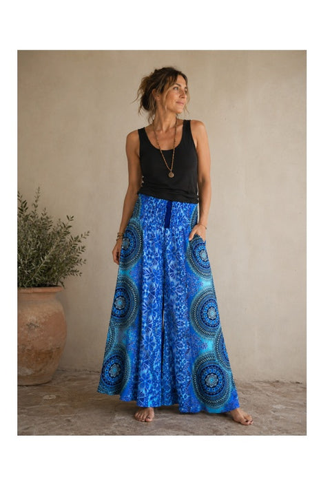 Hose weite Beine Rayon assortiert - One Size