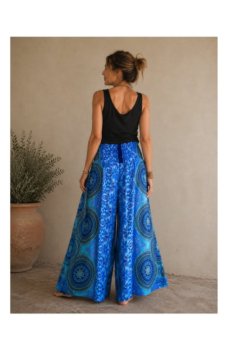 Hose weite Beine Rayon assortiert - One Size