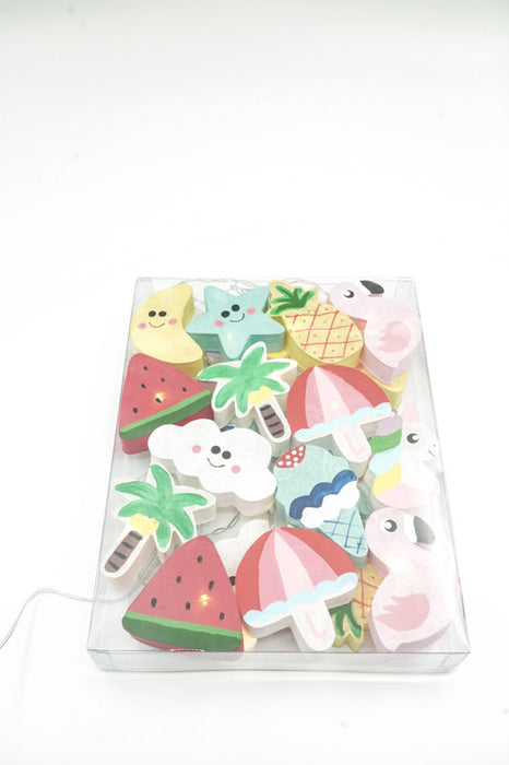Lichterkette Papier Balls USB Sommerfeeling
