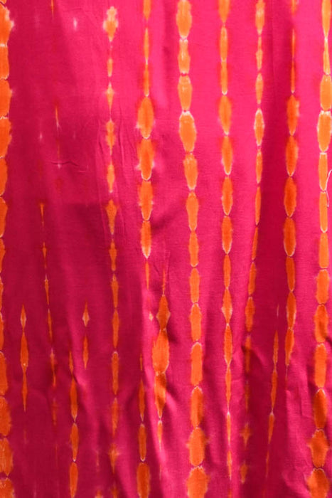 Balik Batik Long Dress Orange/Red - One Size