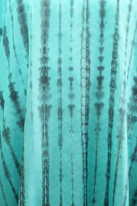 Tunic Bali Batik turquoise/blue - One Size