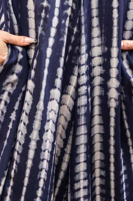 Jumpsuit white/blue - one size