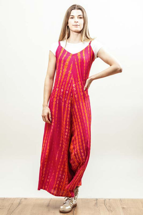 Jumpsuit orange/red - one size