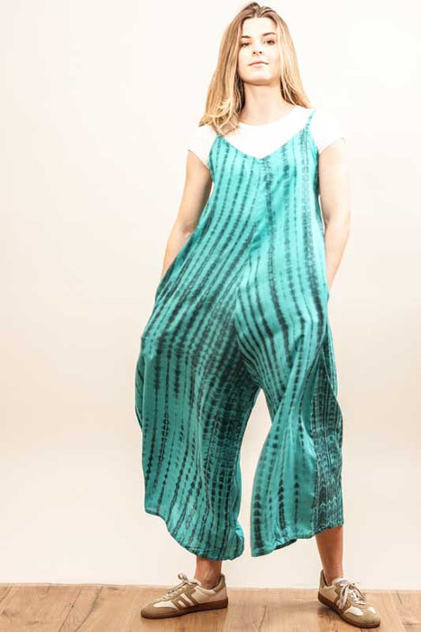 Turquoise/blue jumpsuit - One Size
