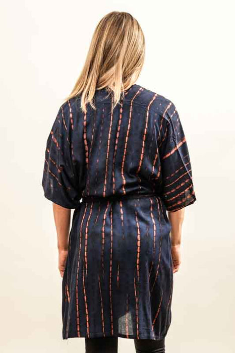 Kimono Bali Batik rust/navy - One Size
