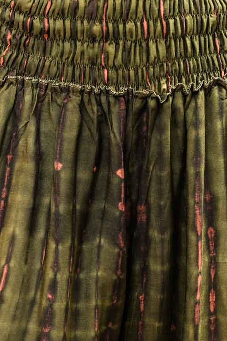 Aladdin Bali Batik Aris Patterned Trousers, Khaki - One Size