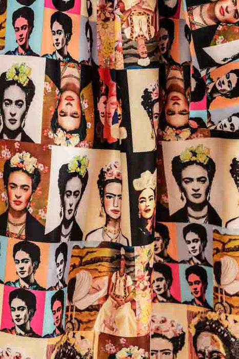 Skirt Frida Kahlo long polyester - One Size