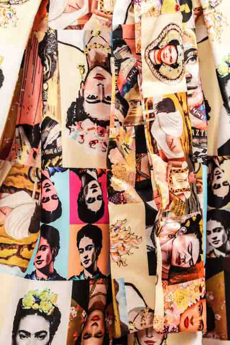 Skirt Frida Kahlo long polyester - One Size