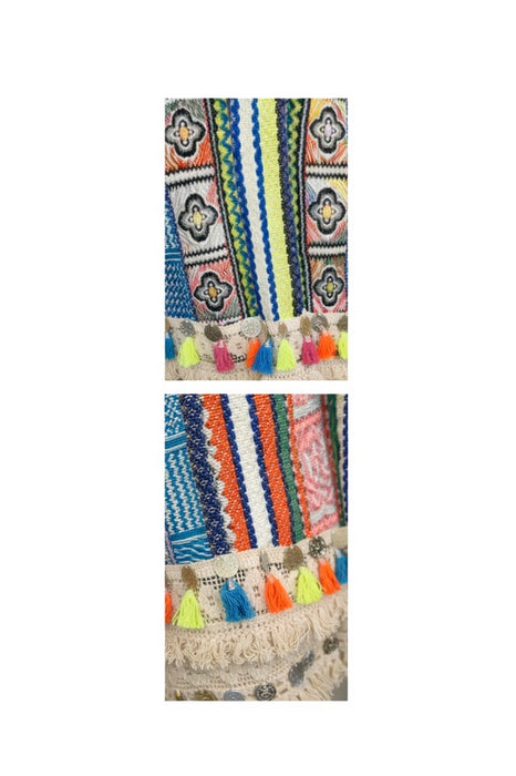 Jacke Baumwolle blau/multicolor - One Size