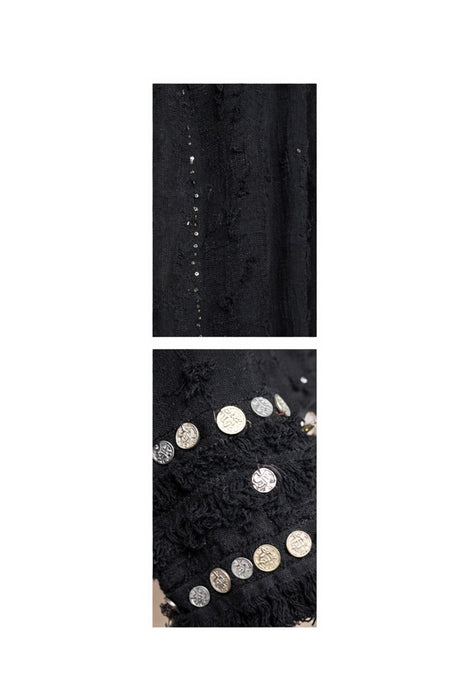 Jacke Baumwolle schwarz - One Size