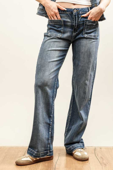 Jeans cotton/polyamide - size L