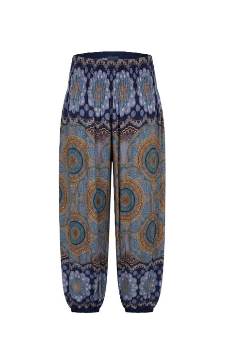 Aladinhose Rayon violett/gelb/türkis/multicolor - One Size