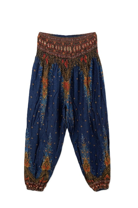 Aladinhose Rayon dunkelblau/orange/multicolor - One Size