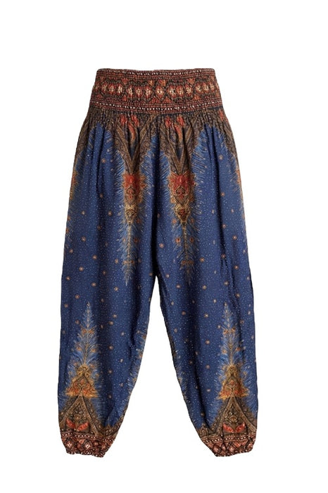 Aladinhose Rayon dunkelblau/orange/multicolor - One Size