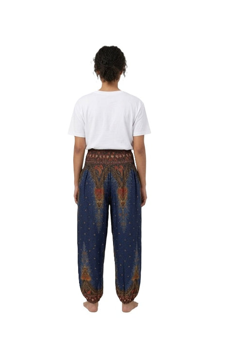 Aladinhose Rayon dunkelblau/orange/multicolor - One Size