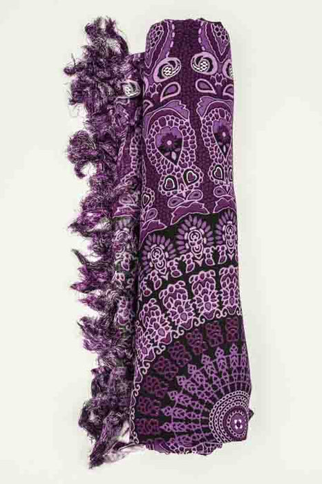 Sarong violett/beige/multicolor 110x160 cm