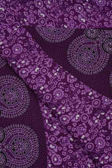 Sarong violett/beige/multicolor 110x160 cm