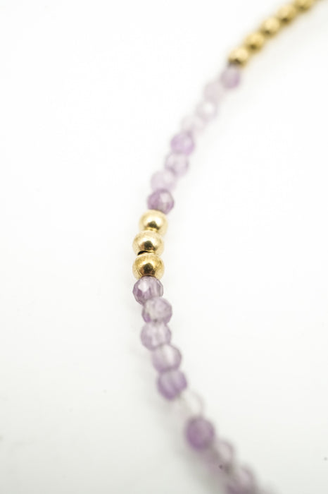 Armband 2mm Amethyst