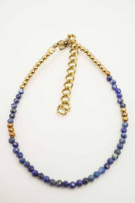 Armband 2mm Lapis Lazuli