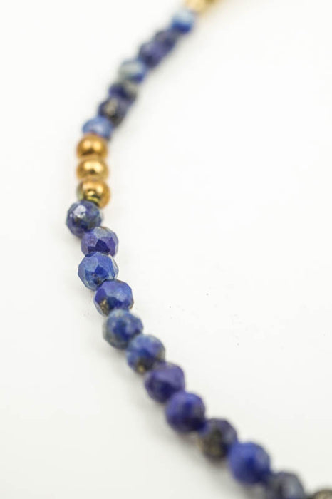 Armband 2mm Lapis Lazuli