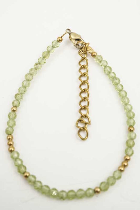 Armband 3mm Peridot