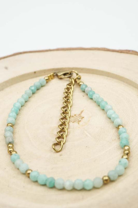 Armband 3mm Amazonit