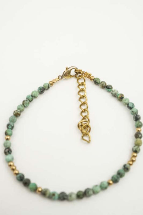 Armband 3mm afrikanischer Türkis