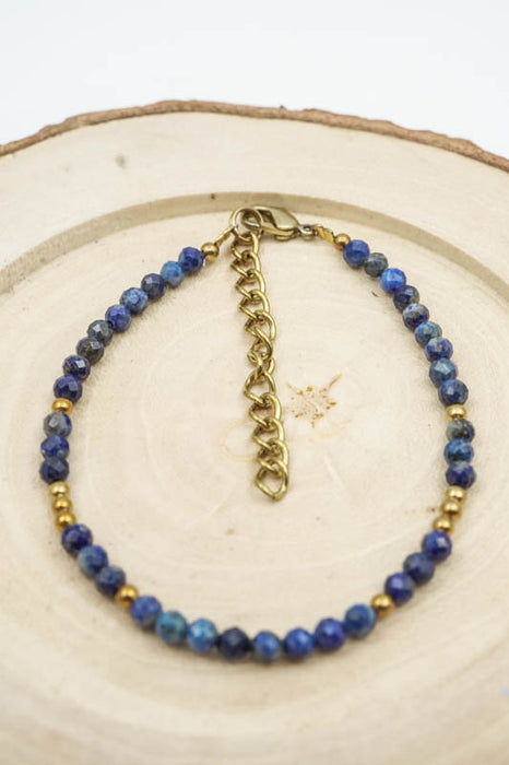 Armband 3mm Lapis Lazuli