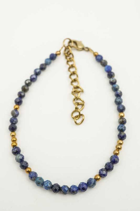 Armband 3mm Lapis Lazuli