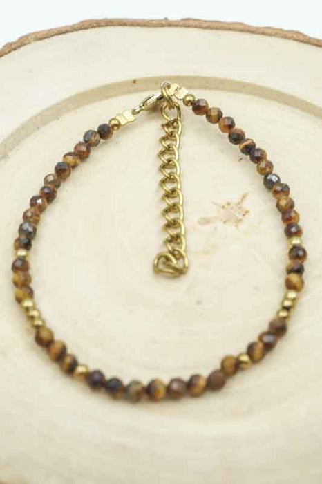 Bracelet œil de tigre 3mm