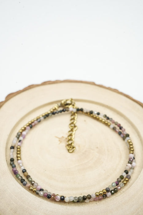 Kette 2mm Turmalin