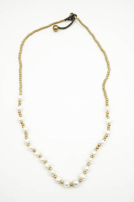 Kette 3mm Perlen