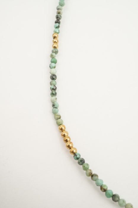 Kette 2mm afrikanischer Türkis