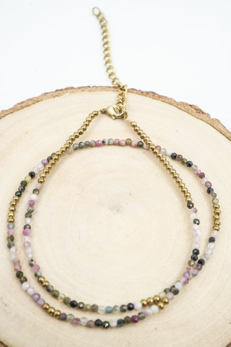 Kette 2mm Turmalin