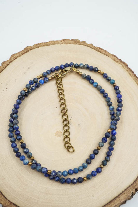 Kette 3mm Lapis Lazuli