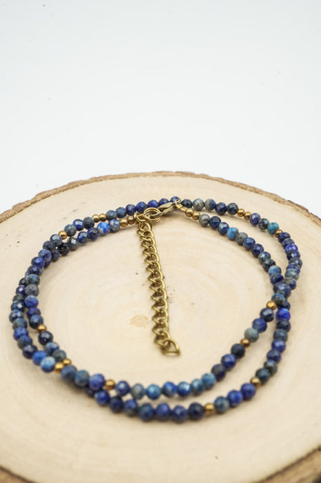 Kette 3mm Lapis Lazuli