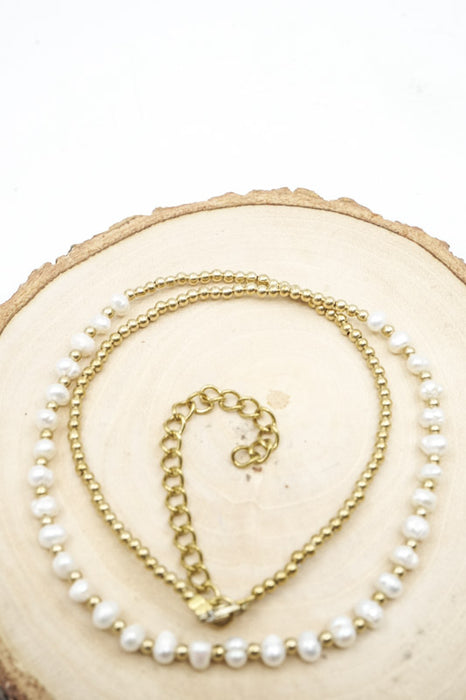 Kette 3mm Perlen
