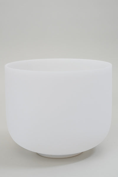 Klangschale Kristallquarz mit Klöppel 23cm