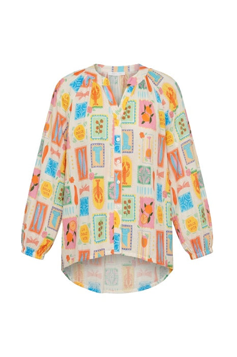 Bluse langarm Baumwolle Dolce Vita - One Size