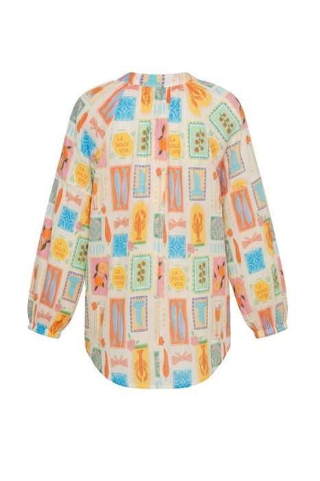 Bluse langarm Baumwolle Dolce Vita - One Size