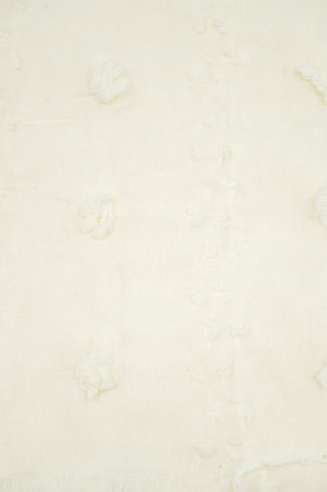 Cotton scarf light yellow 80x180cm