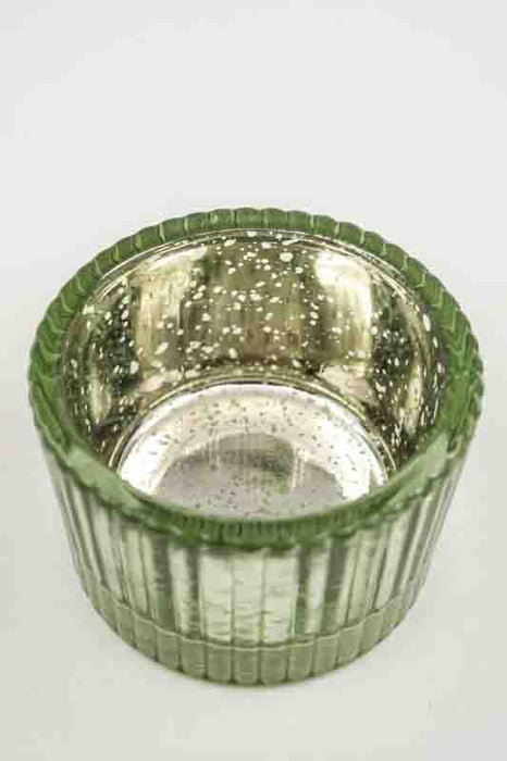 Windlicht Glas hellgrün 5.5x5.5x3.5cm