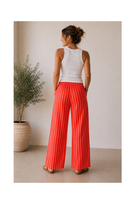 Hose Baumwolle orange/apricot - One Size