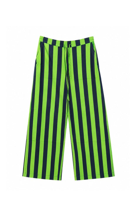 Hose Baumwolle dunkelblau/grün - One Size