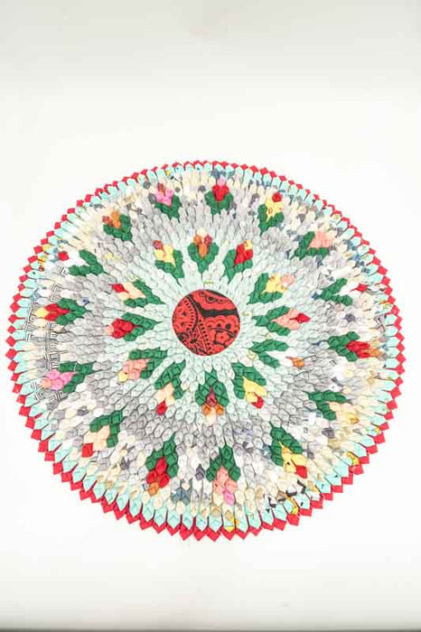 Teppich rund Bambus assortiert 50 cm