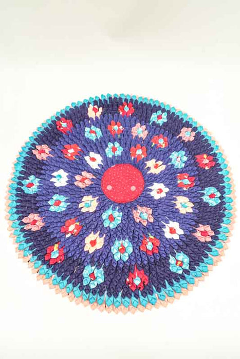 Teppich rund Bambus assortiert 50 cm
